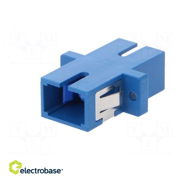 Connector: fiber optic | socket,coupler | SC | female | ways: 1 image 2