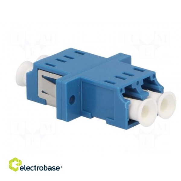Connector: fiber optic | socket,coupler | single mode duplex (SM) paveikslėlis 4