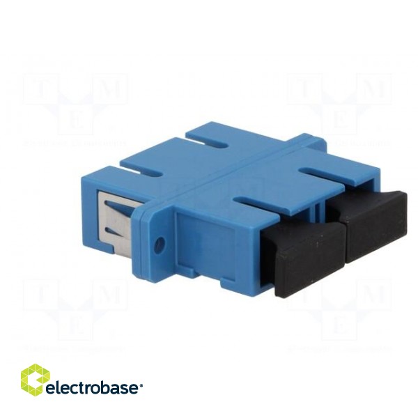 Connector: fiber optic | socket,coupler | single mode duplex (SM) paveikslėlis 4