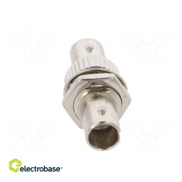 Connector: fiber optic | socket,coupler | ST | female | ways: 1 фото 5