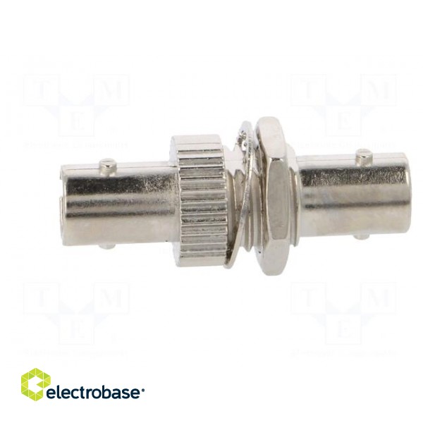 Connector: fiber optic | socket,coupler | ST | female | ways: 1 image 3