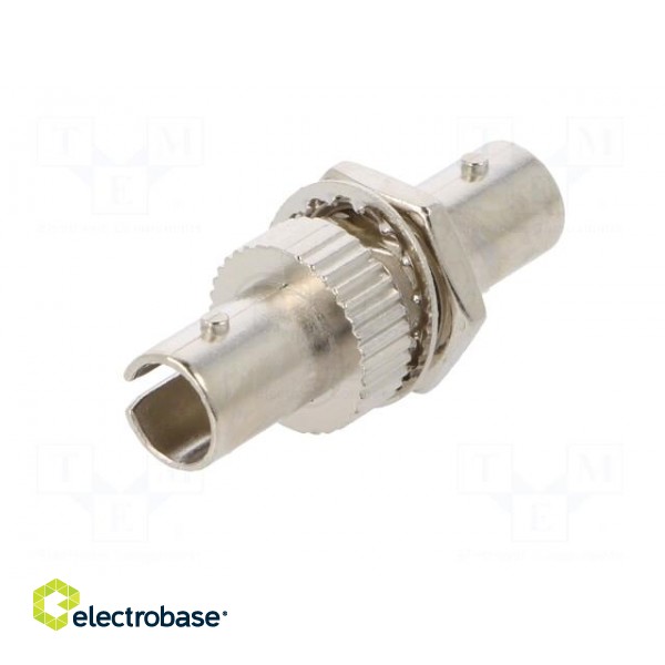 Connector: fiber optic | socket,coupler | ST | female | ways: 1 paveikslėlis 2