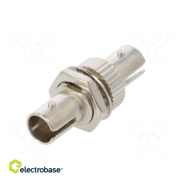 Connector: fiber optic | socket,coupler | ST | female | ways: 1 image 6