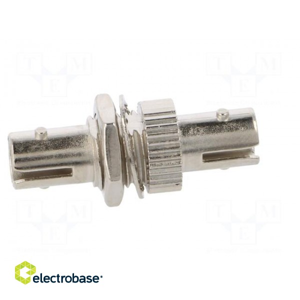 Connector: fiber optic | socket,coupler | ST | female | ways: 1 paveikslėlis 7