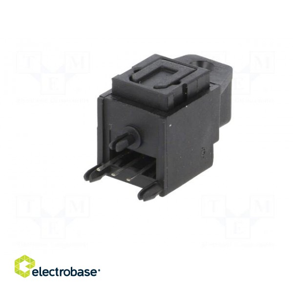 Connector: optical (Toslink) | socket,receiver fibre optic | THT image 2