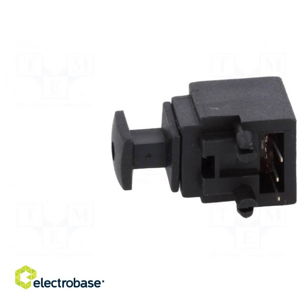 Connector: optical (Toslink) | socket,receiver fibre optic | THT фото 3