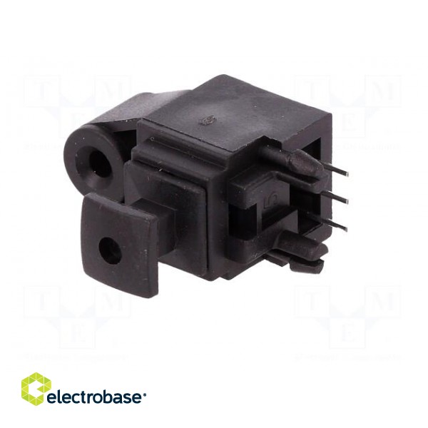 Connector: optical (Toslink) | socket,receiver fibre optic | THT фото 2
