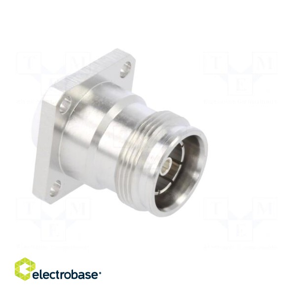 Connector: 4.3-10 | female | flange (2 holes),for panel mounting image 8