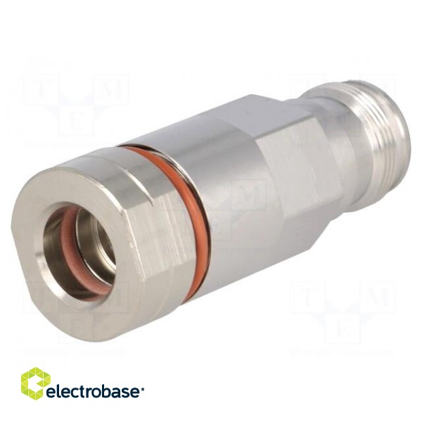Connector: 4.3-10 | female | for cable | straight | plug | 50Ω | IP68 фото 1