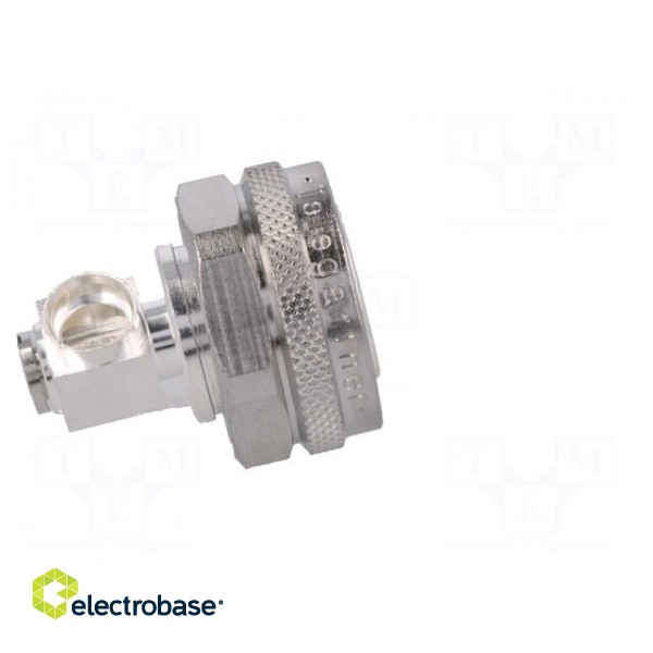 Connector: 4.3-10 | male | for cable | angled 90° | plug | 50Ω | IP67 фото 7