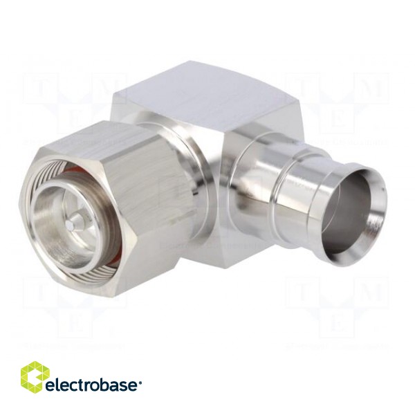Connector: 4.3-10 | male | for cable | angled 90° | plug | 50Ω | IP68 фото 2