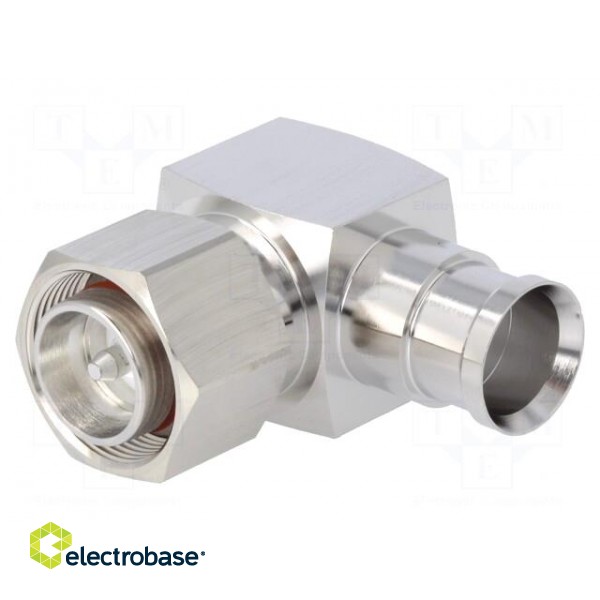Connector: 4.3-10 | male | for cable | angled 90° | plug | 50Ω | IP68 image 1