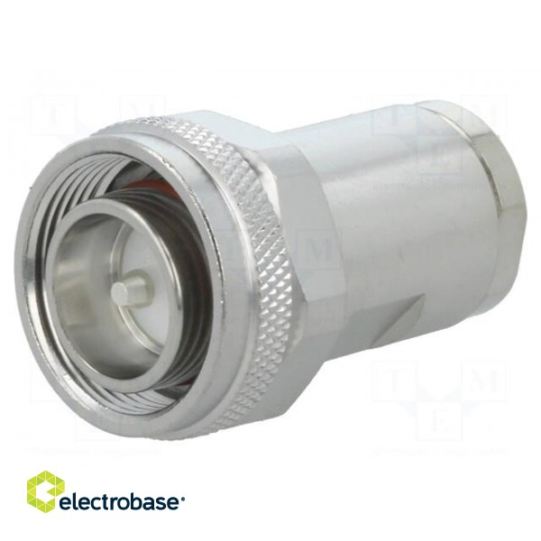 Connector: 4.3-10 | male | for cable | straight | plug | 50Ω | IP67 | clamp paveikslėlis 1