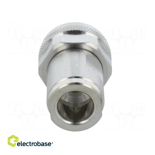 Connector: 4.3-10 | male | for cable | straight | plug | 50Ω | IP67 | clamp paveikslėlis 5