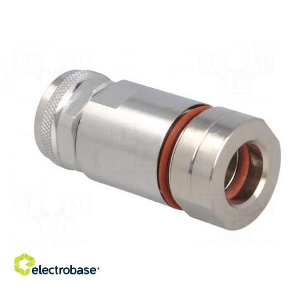 Connector: 4.3-10 | male | for cable | straight | plug | 50Ω | IP68 | clamp image 4