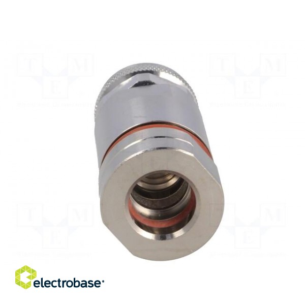 Connector: 4.3-10 | male | for cable | straight | plug | 50Ω | IP68 | clamp image 5