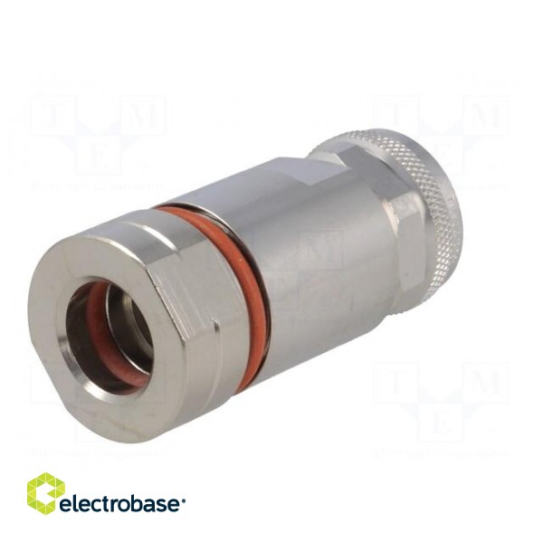 Connector: 4.3-10 | male | for cable | straight | plug | 50Ω | IP68 | clamp image 6