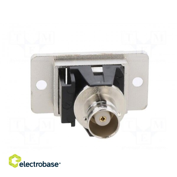 Coupler | BNC socket,both sides | 50Ω | silver | Mat: metal | DUALSLIM image 5