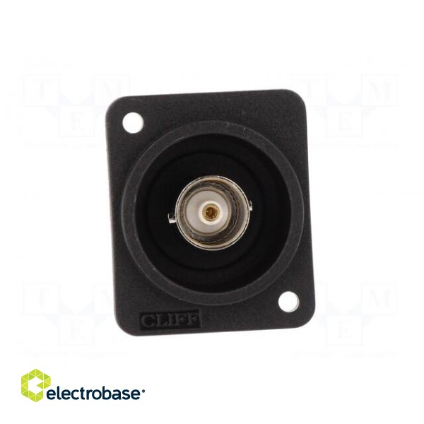 Coupler | BNC socket,both sides | 75Ω | black | Series: FT | 19x24mm image 9