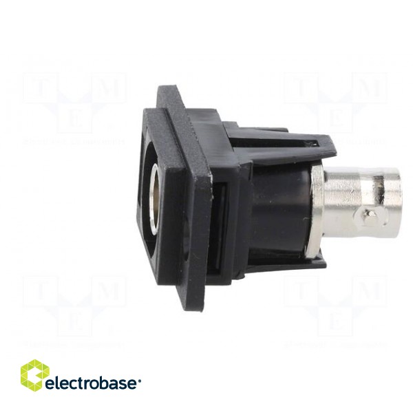 Coupler | BNC socket,both sides | 75Ω | silver | Mat: plastic | 29mm image 3
