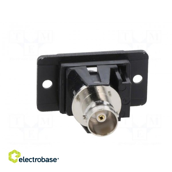 Coupler | BNC socket,both sides | 75Ω | silver | Mat: plastic | 29mm image 5