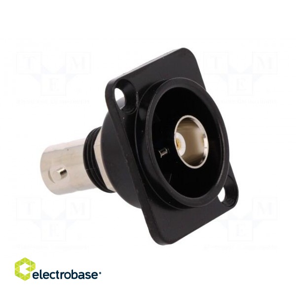 Coupler | BNC socket,both sides | insulated | 50Ω | black | Series: FT фото 8