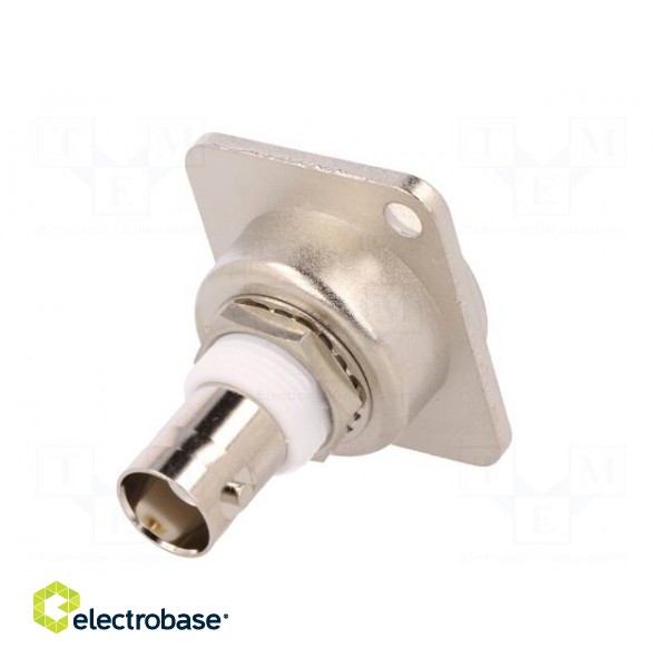 Coupler | BNC socket,both sides | insulated | 50Ω | silver | Series: FT фото 6