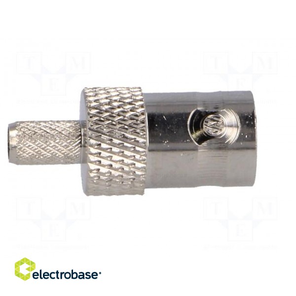 Plug | BNC | female | straight | 50Ω | RG58 | crimped | for cable image 7