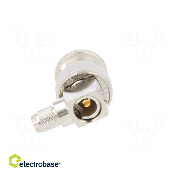 Plug | BNC | male | angled 90° | 75Ω | soldering,crimped | for cable image 5