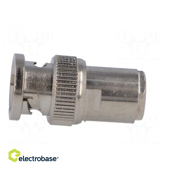 Plug | BNC | male | straight | 50Ω | RG58 | clamp,crimped | for cable image 3