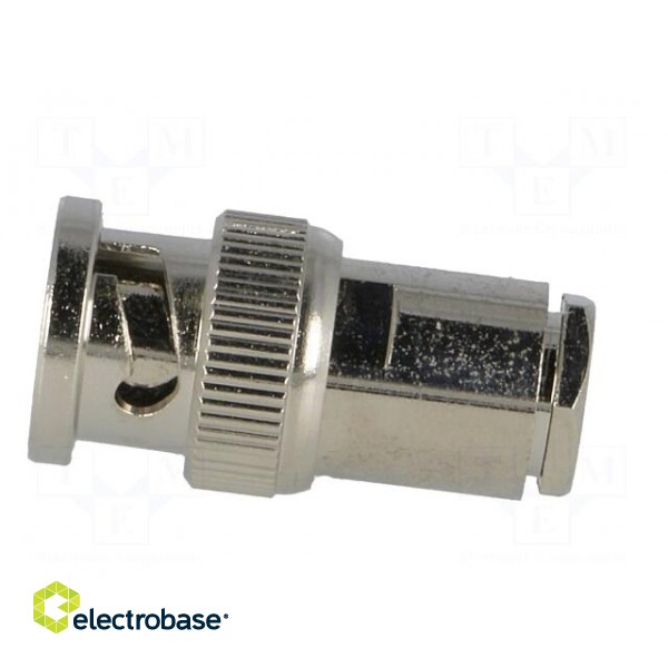 Plug | BNC | male | straight | 50Ω | RG58 | clamp,crimped | for cable фото 3