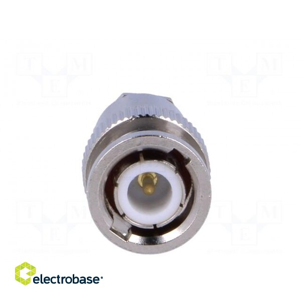 Plug | BNC | male | straight | 75Ω | RG59 | clamp,crimped | for cable | PTFE image 9