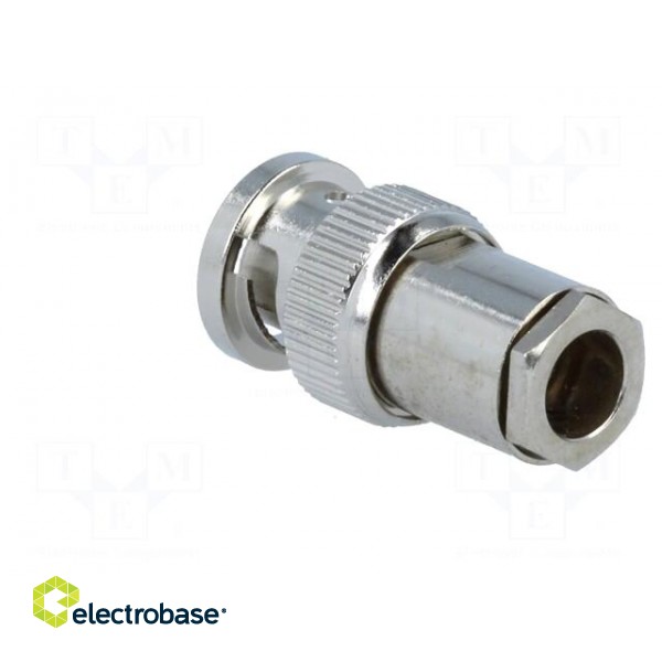 Plug | BNC | male | straight | 75Ω | RG59 | clamp,crimped | for cable фото 4