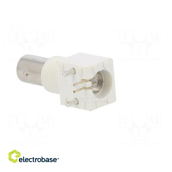 Socket | BNC | female | angled | 75Ω | THT | for panel mounting,on PCBs image 4
