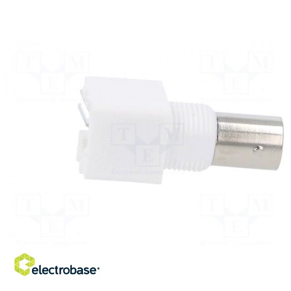 Connector: BNC | socket | female | angled 90° | 50Ω | THT | polypropylene image 8