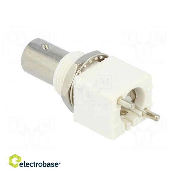 Socket | BNC | female | insulated | straight | THT | for panel mounting image 4