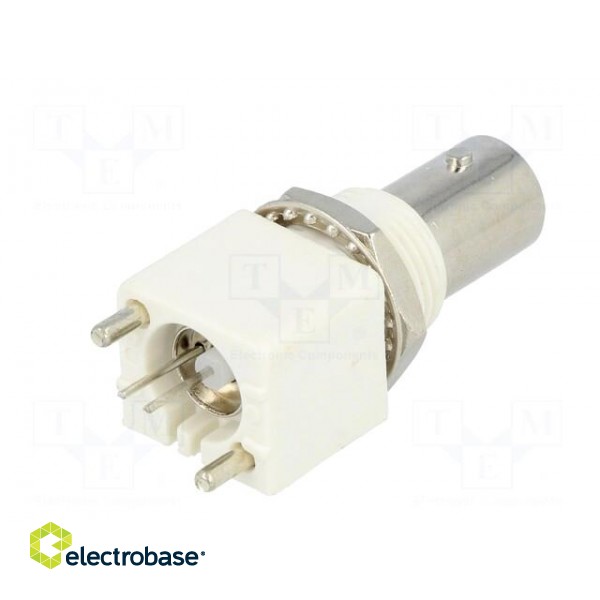 Socket | BNC | female | insulated | straight | THT | for panel mounting image 6