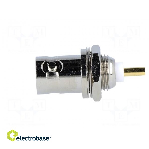 Socket | BNC | female | soldering | for panel mounting image 3