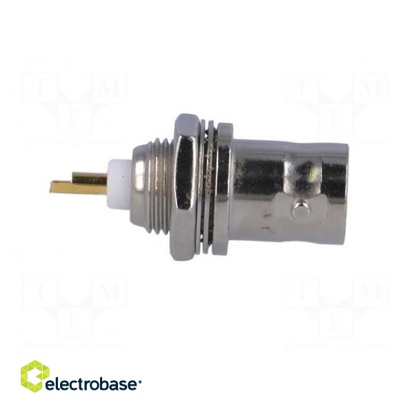 Socket | BNC | female | soldering | for panel mounting | PTFE image 7