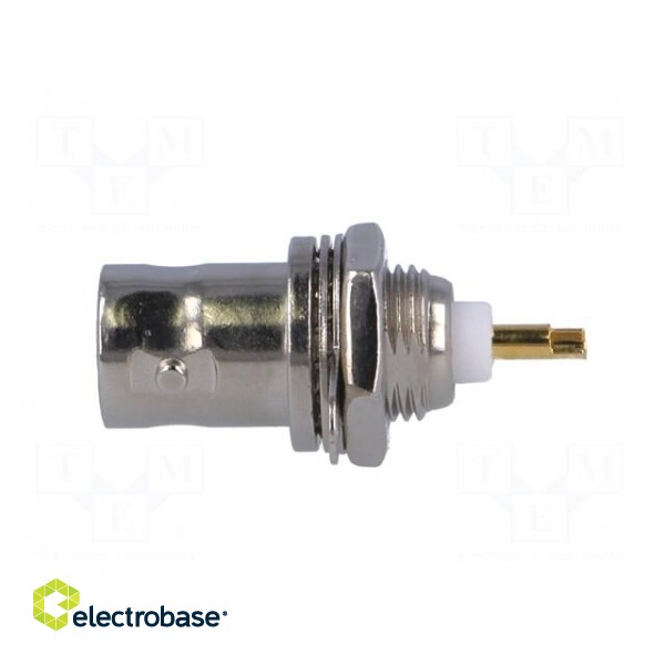 Socket | BNC | female | soldering | for panel mounting | PTFE image 3