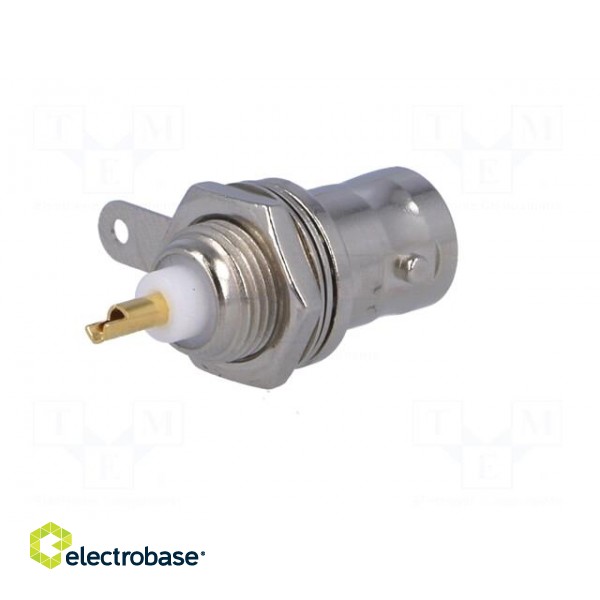 Socket | BNC | female | soldering | for panel mounting | PTFE image 6