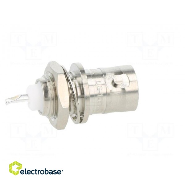 Socket | BNC | female | straight | 50Ω | soldering | PTFE | silver plated image 7