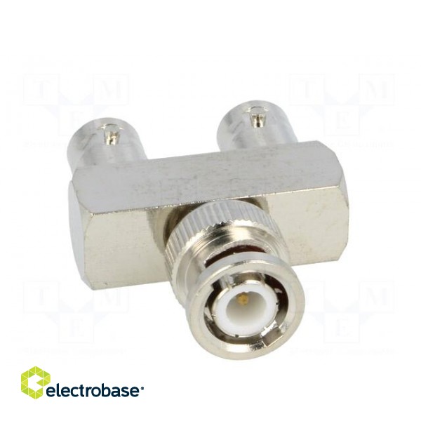 T adapter | BNC plug,BNC socket x2 | dual T paveikslėlis 9