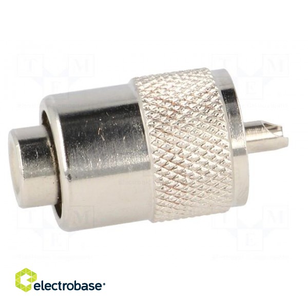 Plug | UHF (PL-259) | male | straight | RG58 | soldering,twist-on image 3