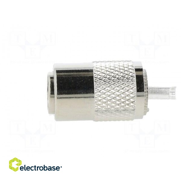 Plug | UHF (PL-259) | male | straight | soldering | for cable | phenolic фото 4