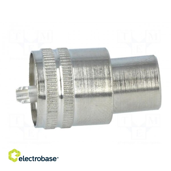 Plug | UHF (PL-259) | male | straight | twist-on | for cable | teflon фото 3