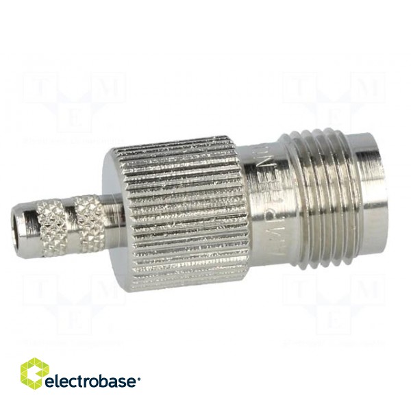 Plug | TNC | female | straight | 50Ω | crimped | for cable | POM image 7