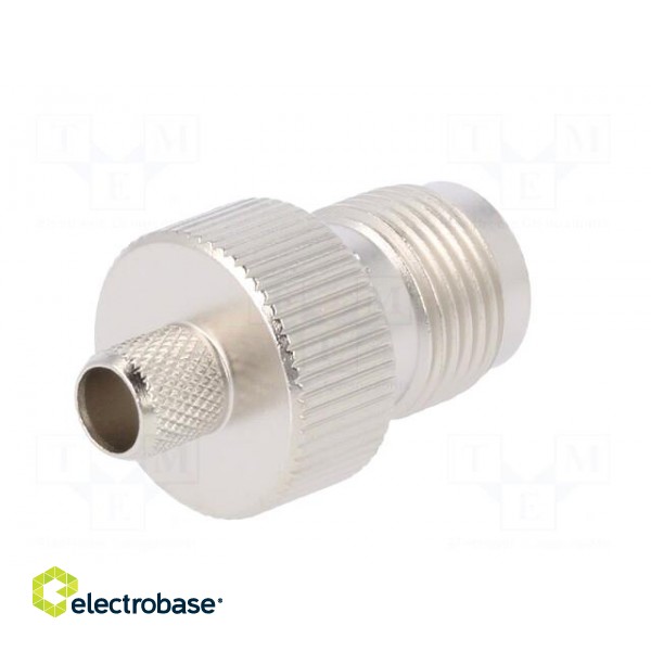 Plug | TNC | female | straight | 50Ω | crimped | for cable | PTFE image 6