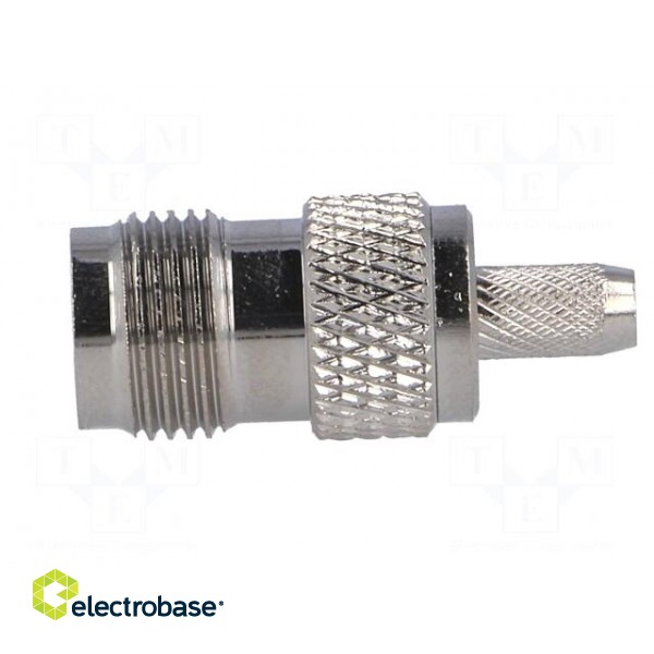 Plug | TNC | female | straight | RG58 | crimped | for cable image 3