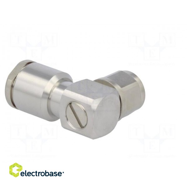 Plug | TNC | male | angled 90° | 50Ω | CNT-400 | clamp | for cable image 6